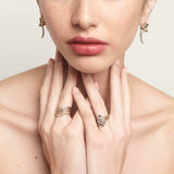 0.2ct Round Cut Diamond Wedding Band 14k WhiteGold Finish Stackable Curved Crown