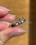 1ct Round Cut Moissanite Palm Tree Pendant 14k White Gold Plated NO CHAIN