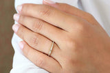 Half Eternity Wedding Band 1ct Baguette Cut VVS1D Diamond 14k Yellow Gold Finish