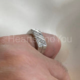 0.5ct Round Cut Moissanite Classic Men's Engagement Ring 14K White Gold Plated