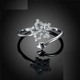 1.2ct Round Cut VVS1 Diamond Engagement Ring 14k White Gold Finish Hollow Bypass