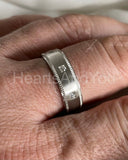 0.5ct Round Cut Moissanite Flush Eternity Wedding Band 14K White Gold Plated