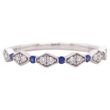 0.35ct Round Cut Moissanite Half Eternity Wedding Band 14k White Gold Plated