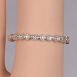 Milgrain Full Eternity Wedding Ring Band 1ct Round Diamond 14k White Gold Finish