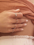 0.55ct Engagement Ring Oval Cut Diamond Minimalist Petite 14k Rose Gold Finish