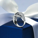 1.3ct Round Cut Diamond Engagement Ring 14k White Gold Finish Unique Cocktail