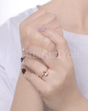 1ct Pear Cut Simulated Morganite Solitaire Engagement Ring 14k YellowGold Plated