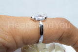 0.5ct Marquise Simulated Diamond Solitaire Engagement Ring 14k White Gold Plated