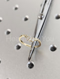 0.3ct Baguette Cut Simulated Diamond Curved Wedding Band 14k Yellow Gold Plated