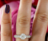 2ct Round Brilliant Cut Diamond Solitaire Engagement Ring 14k Rose Gold Finish