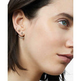 1.5ct Emerald Cut Black Diamond Petite Round Accents Ring 14k Dual Gold Finish