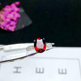 1.5ct Oval Cut Ruby Engagement Ring Solitaire with Accents 14k Rose Gold Finish