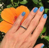 2ct Wedding Band Princess Cut Diamond Milgrain Stackable 14k White Gold Finish