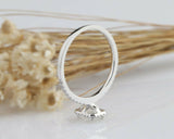 2ct Emerald Diamond Engagement Ring Halo 14k White Gold Finish with Round Accent