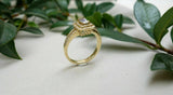 2.5ct Emerald Cut Diamond Engagement Ring 14k Yellow Gold Finish Double Halo