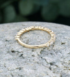 0.3ct Marquise Simulated Diamond Anniversary Wedding Band 14k Yellow Gold Plated