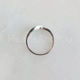 0.2ct Round Cut Moissanite Anniversary Women Wedding Band 14k White Gold Plated