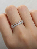 1ct Round Cut Diamond Engagement Ring Princess Crown Tiara 18k White Gold Finish