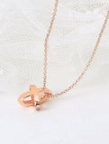 1ct Round Cut Moissanite Couple Rings Pendant 14k Yellow Gold Plated NO CHAIN