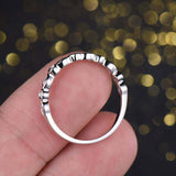 1.2ct Marquise Cut Diamond Wedding Band Bezel Set Eternity 14k White Gold Finish