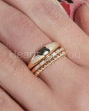 0.2ct Baguette Simulated Diamond Half Eternity Wed Band 14k Yellow Gold Plated