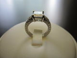 2ct Princess Cut Design Diamond Solitaire Engagement Ring 14k Solid White Gold