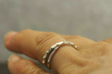 2.5ct Baguette Cut Diamond Cross Design Engagement Ring 14K White Gold Finish
