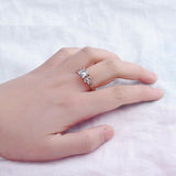 1.7ct Round Cut VVS1 Diamond Engagement Ring 14k RoseGold Finish Antique Vintage