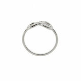 1ct Round Cut VVS1 Diamond Eternity Design Engagement Ring 14k White Gold Finish