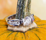 Propose Wedding Engagement Ring 2.5ct Round Cut Diamond 14k White Gold Finish