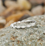 0.3ct Marquise Simulated Diamond Half Eternity Wed Band 14k White Gold Plated