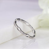 0.3ct Round Cut Moissanite Anniversary Women Wedding Band 14k White Gold Plated