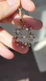 1ct Round Cut Moissanite Floral Stylish Pendant 14k Yellow Gold Plated NO CHAIN