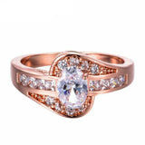 4.5ct Oval Cut VVS1 Diamond Engagement Ring 14k Rose Gold Over Classic Solitaire