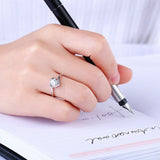 0.5ct Round Cut Diamond Engagement Ring 14k WhiteGold Finish Solitaire for Women