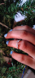 0.2ct Marquise Simulated Diamond Minimalist Wedding Band 14k White Gold Plated