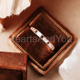 0.5ct Baguette Cut Simulated Diamond Channel Set Wed Band 14k Rose Gold Plated