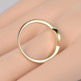 Curved Half Eternity Wedding Ring Band 1ct Round Diamond 14k Yellow Gold Finish