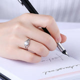 0.6ct Round Cut Diamond Engagement Ring 14k WhiteGold Finish Solitaire for Women