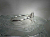 Solitaire Women Engagement Ring 2ct Emerald Cut Diamond 14k White Gold Finish