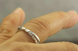 2.5ct Baguette Cut Diamond Cross Design Engagement Ring 14K White Gold Finish