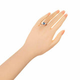 2ct Oval Cut Blue Sapphire Engagement Ring Unique Trilogy 14k White Gold Finish