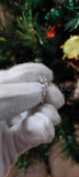 0.2ct Marquise Simulated Diamond Minimalist Wedding Band 14k White Gold Plated
