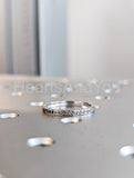 0.1ct Round Cut Simulated Diamond Anniversary Wedding Band 14k White Gold Plated