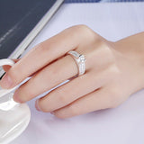 2.4ct Round Cut Diamond Engagement Ring 14k White Gold Finish Classic Solitaire