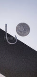 0.5ct Round Cut Moissanite Fish Hook Pendant 14k White Gold Plated NO CHAIN