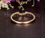 0.5ct Round Cut Moissanite Stacking Anniversary Wed Band 14k Yellow Gold Plated