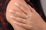 0.3ct Oval Cut Simulated Diamond Solitaire Engagement Ring 14k YellowGold Plated