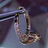 4Ct Pear Cut Peach Morganite Diamond Accent Engagement Ring 14K Rose Gold Finish