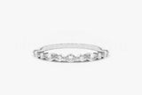 0.5ct Marquise Simulated Diamond Anniversary Wedding Band 14k Yellow Gold Plated